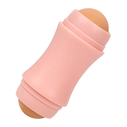 Face Oil Absorbing Roller 2 Balls Skin Care Tool Volcanic Stone Oil Absorber Washable Facial Oil Removing Care Skin Makeup Tool